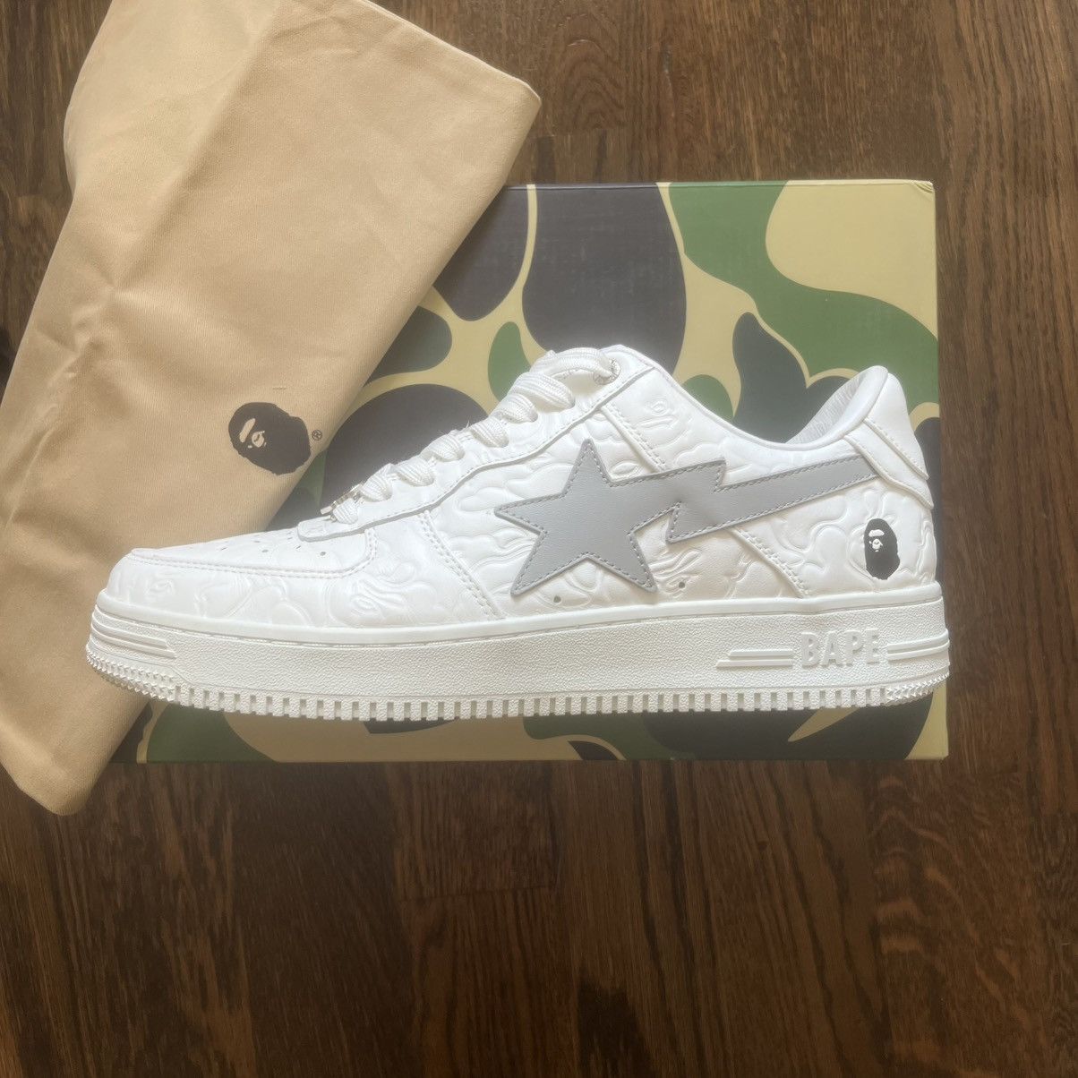 Bape Bapesta #3 Ml 'Line Camo White' Size 11 Size US 10.5 / EU 43-44 - 1 Thumbnail