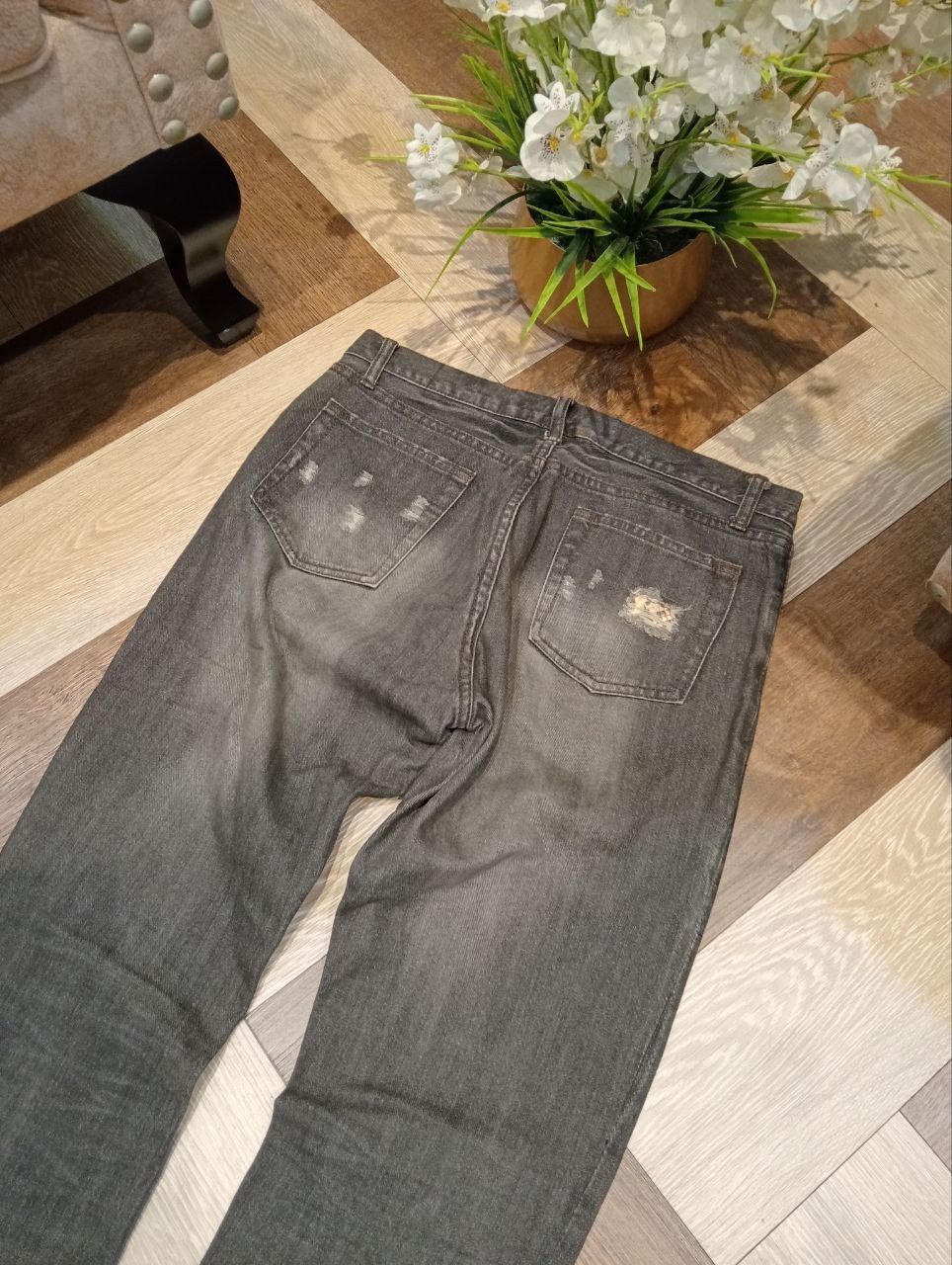 Schlussel JAPANESE SCHLUSSEL DISTRESSED DENIM PANTS Size US 32 / EU 48 - 11 Thumbnail