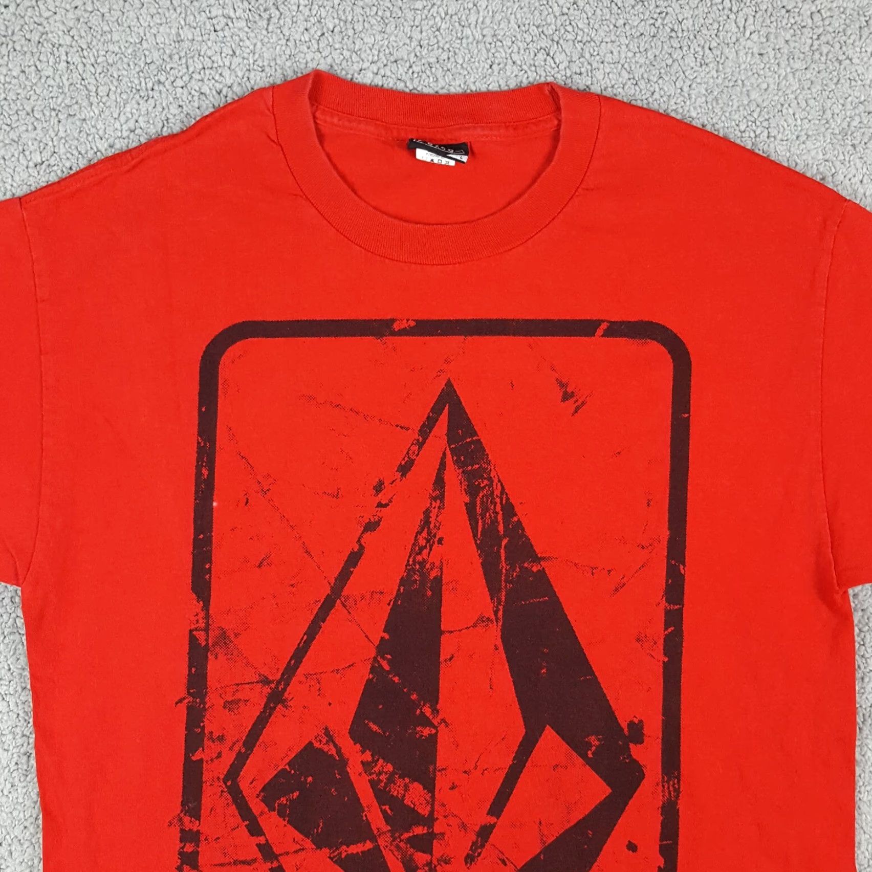 Volcom VINTAGE Volcom Skateboard T-Shirt Logo Men's Large Red 90s Y2K Retro Grunge Shirt Size US L / EU 52-54 / 3 - 2 Thumbnail
