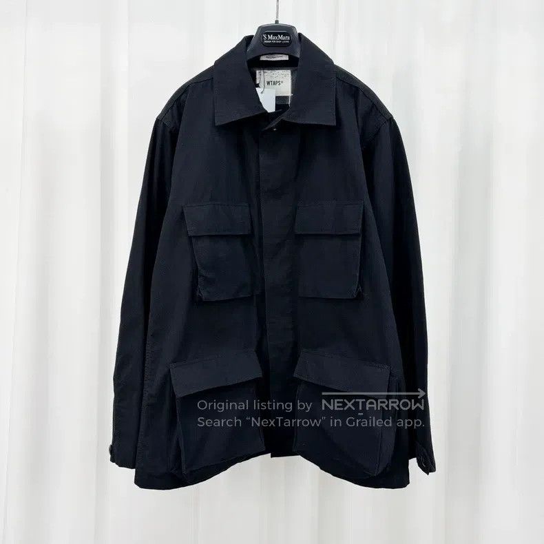 Wtaps Wtaps Black four-pocket work jacket Size US M / EU 48-50 / 2 - 1 Thumbnail