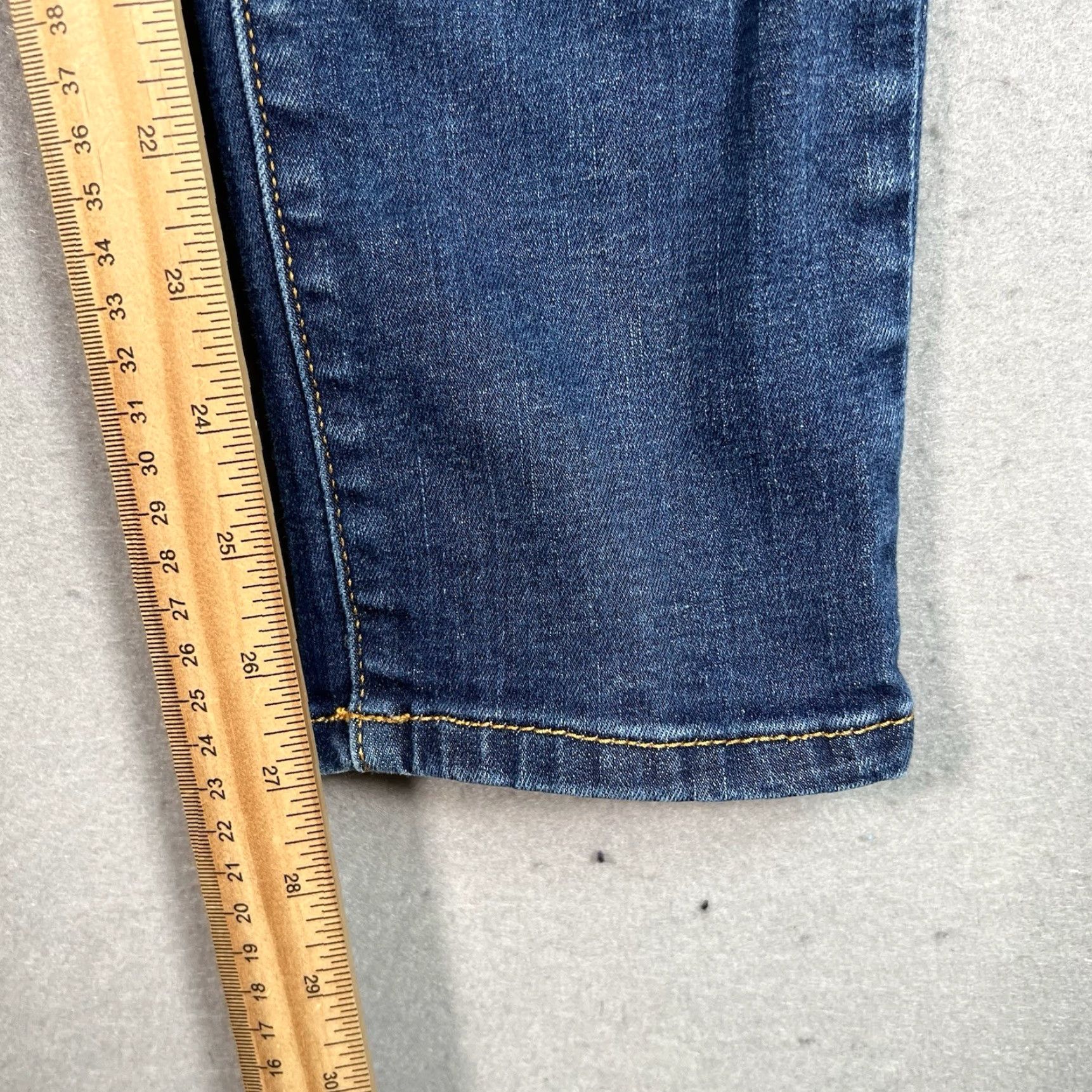 Vintage VINTAGE Pilcro And The Letterpress Skinny Jeans Adult Womens 27 Blue Dark Wash Slim Size 27" / US 4 / IT 40 - 5 Thumbnail