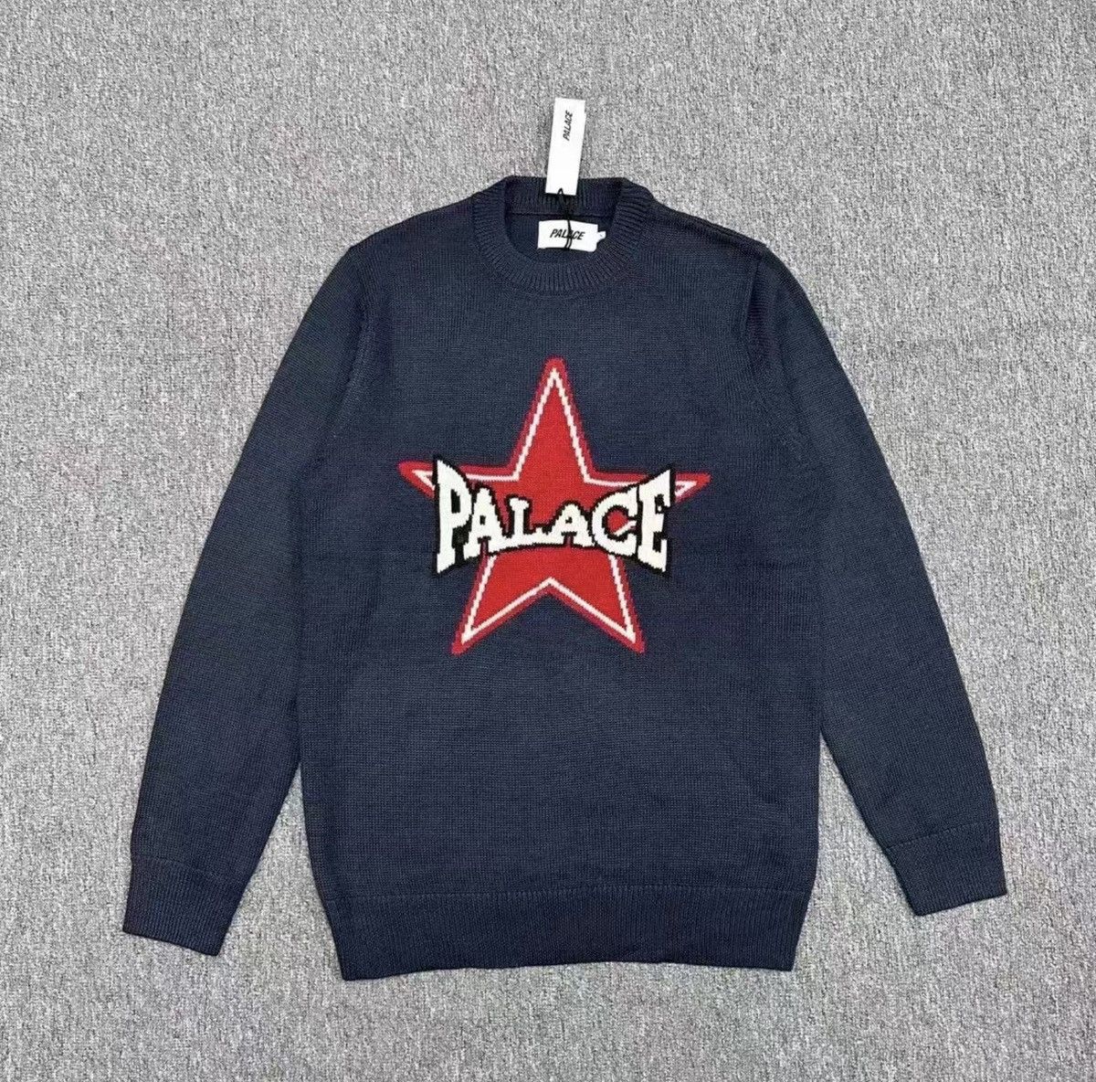 Palace Palace Star Wool Crewneck Sweater Size US L / EU 52-54 / 3 - 1 Thumbnail