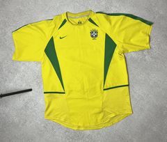 2004/06 Brazil Away Jersey #10 RONALDINHO XL NIKE Soccer Copa