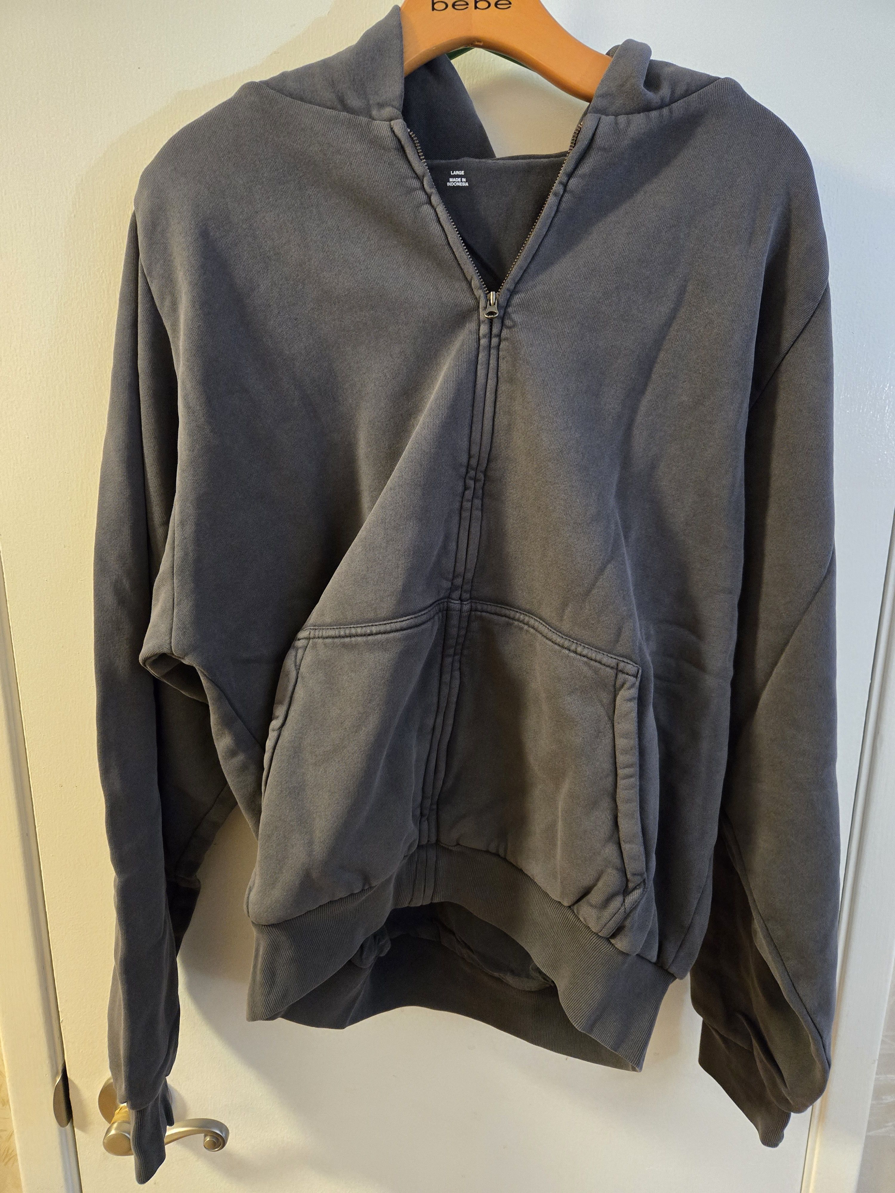 Gap × Kanye West Unreleased Yeezy x Gap Poetic Grey Zip Up