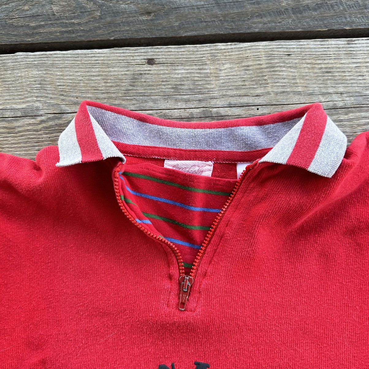 Coca Cola Vintage 90s Coca Cola Pullover Sweatshirt Zip Winter Sports Size US M / EU 48-50 / 2 - 5 Thumbnail
