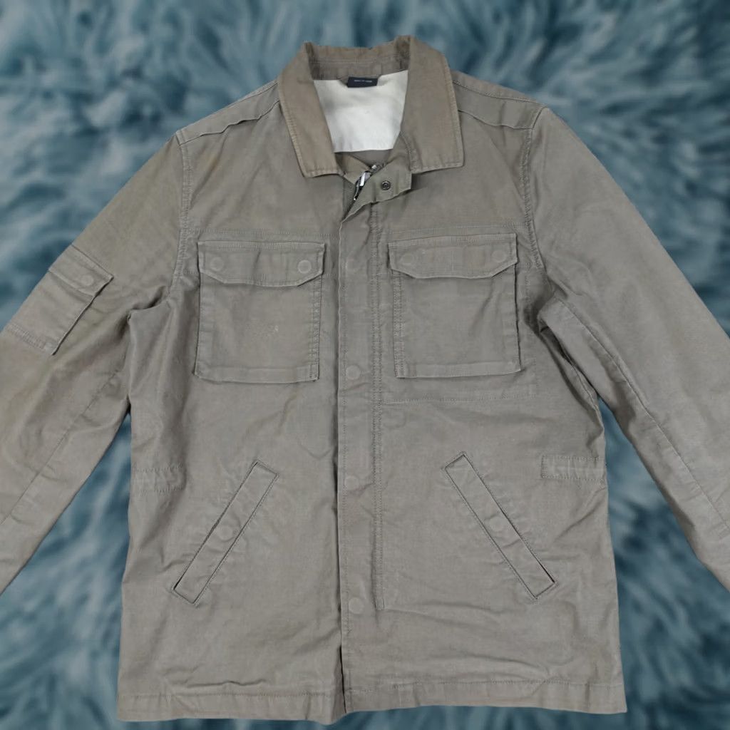 Gap Gap Jacket Coat Green Medium Men's Canvas Pockets Military Size US M / EU 48-50 / 2 - 1 Thumbnail