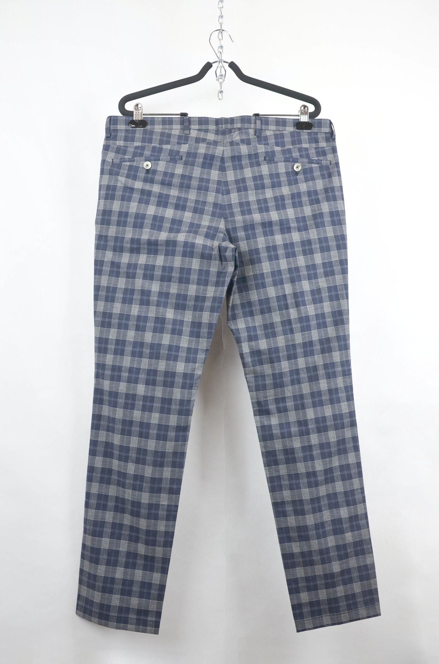 Joop! JOOP! Extra Slim Fit Checked Cotton Trousers Size 50 Size US 34 / EU 50 - 2 Thumbnail
