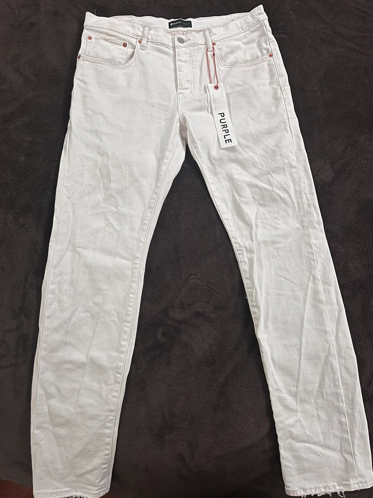 Image of Purple Brand Jeans P001 White, Men's (Size 36)