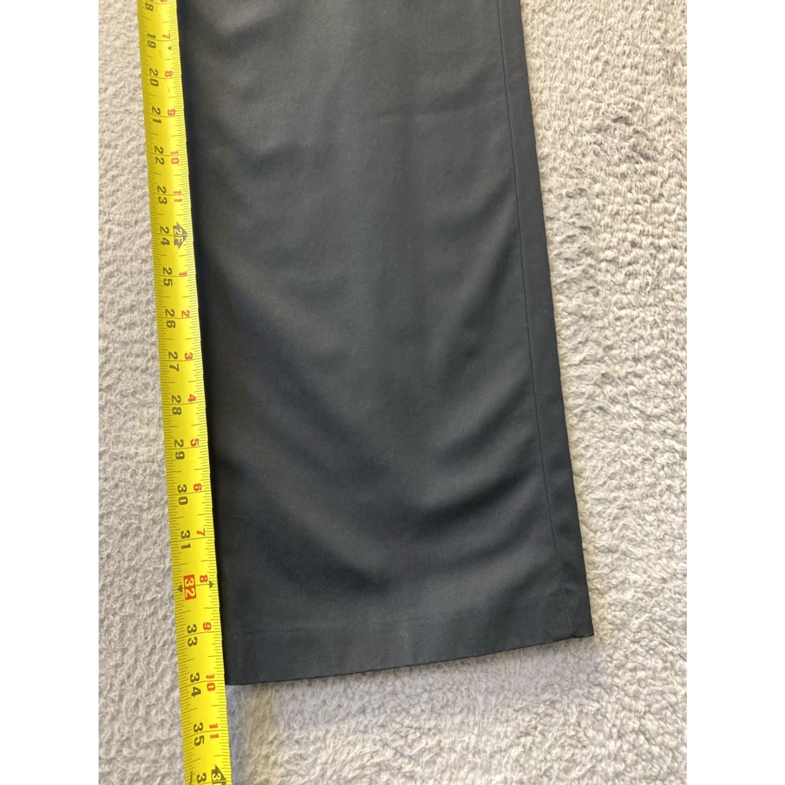 Nordstrom VINTAGE Nordstrom Chino Pants Mens 36x34 Black Flat Front Basic / Preppy 127-14 Mens Size US 36 / EU 52 - 4 Thumbnail