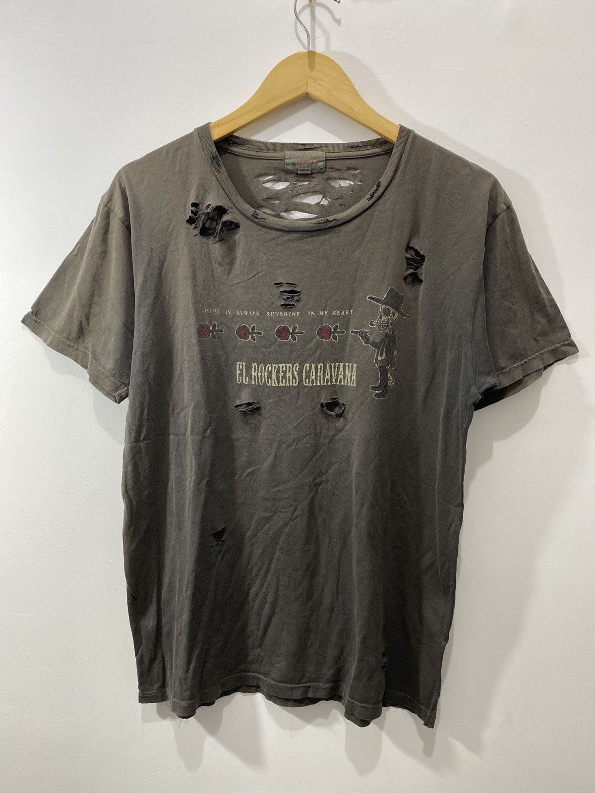 Gallery Dept. Thrashed Wacko Maria Tee Size US L / EU 52-54 / 3 - 1 Thumbnail
