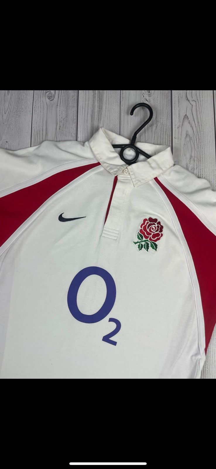 Nike Vintage nike England rugby jersey size M logo Size US M / EU 48-50 / 2 - 2 Thumbnail