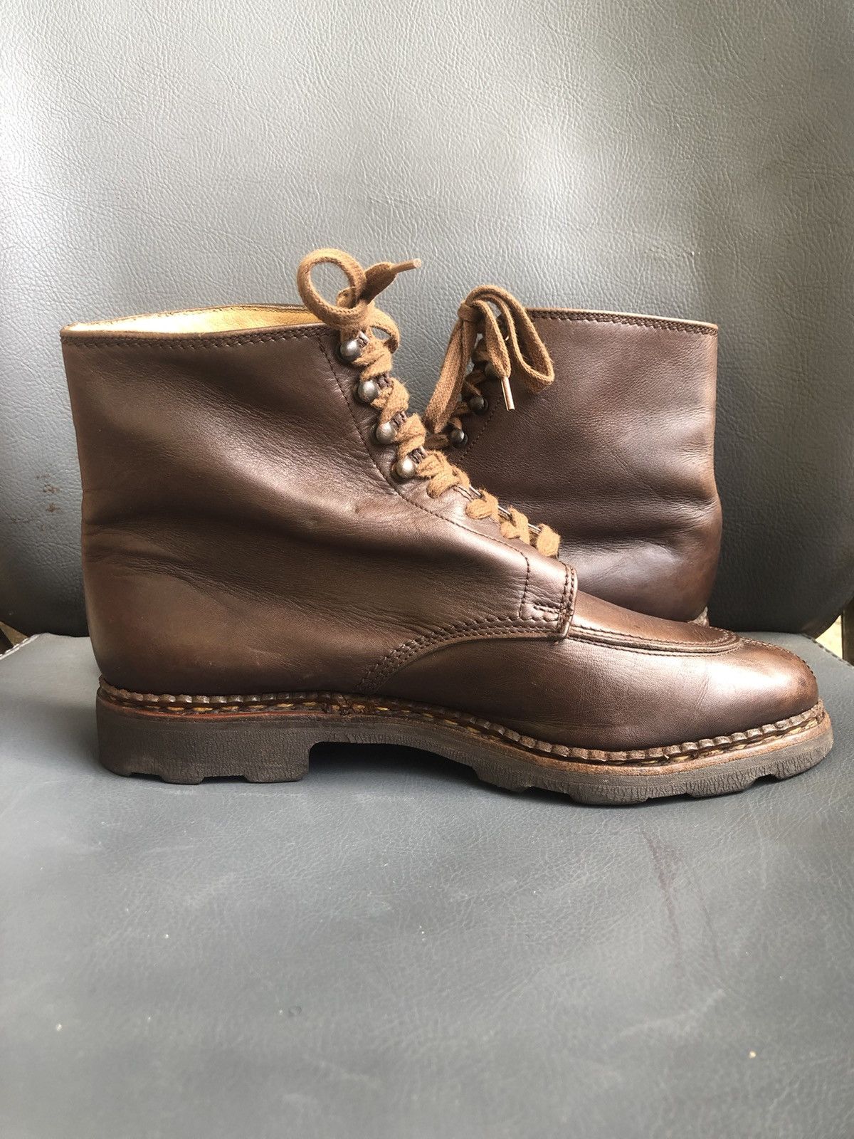 Paraboot Paraboot Griff Brown Leather Women’s Boots Size 4.5 K Size US 7 / IT 37 - 5 Thumbnail