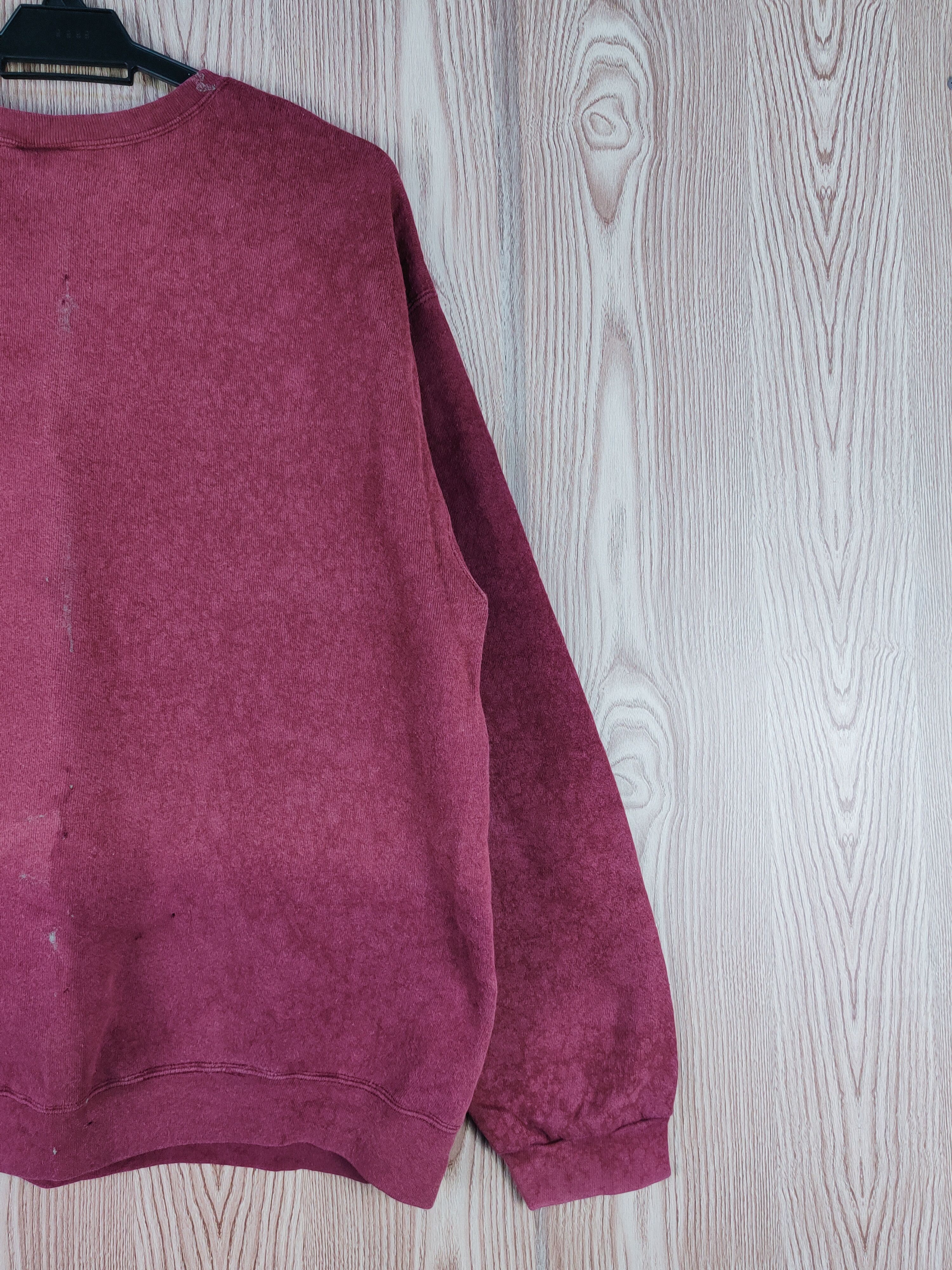 Lee × Vintage Vintage 💥 Rare 🔥Lee Maroon Faded Sweatshirts Size US L / EU 52-54 / 3 - 9 Thumbnail