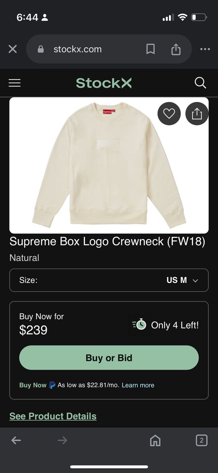 Supreme Supreme long sleeve box logo Size US S / EU 44-46 / 1 - 8 Thumbnail