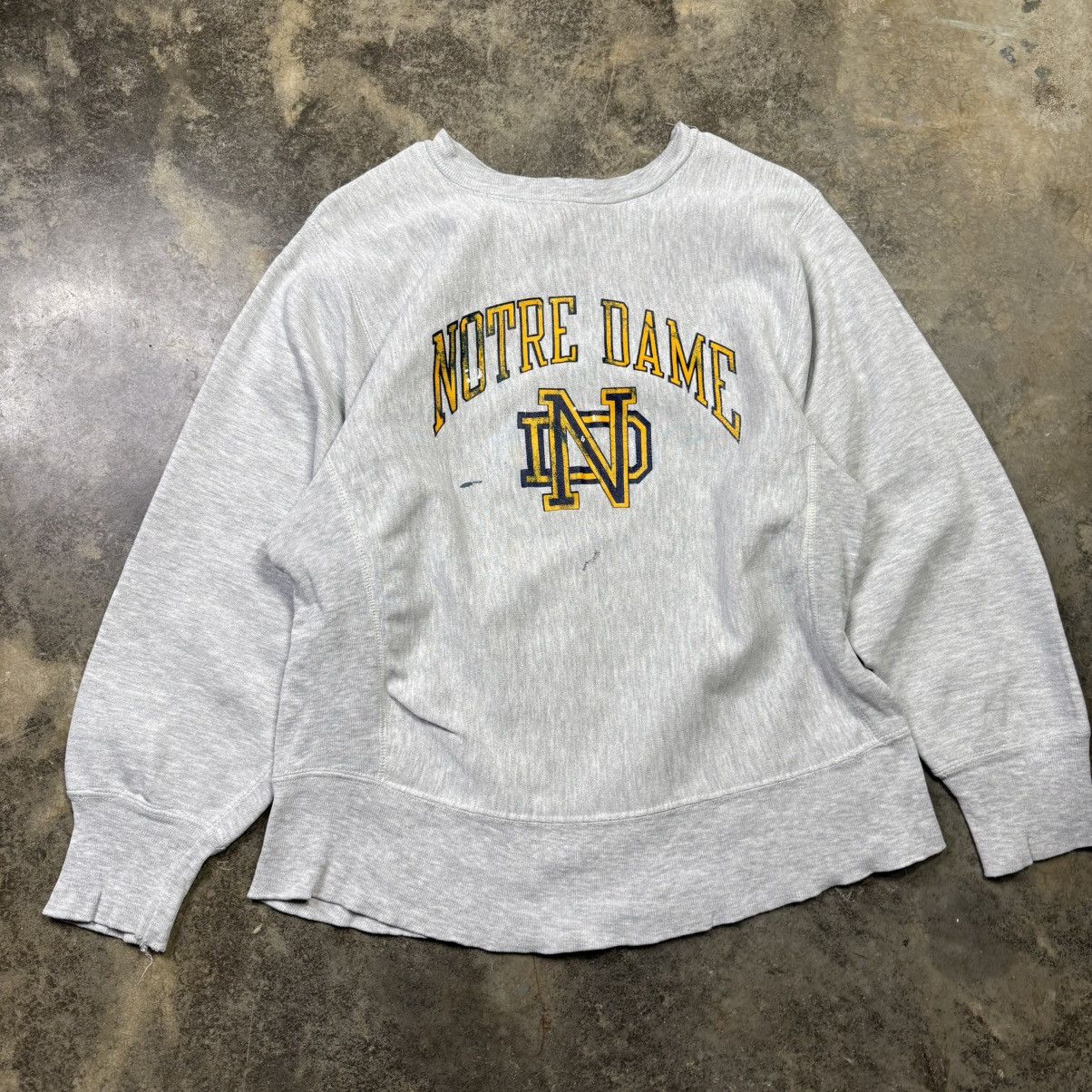 Champion vintage 80s champion reverse weave notre dame university Size US M / EU 48-50 / 2 - 3 Thumbnail