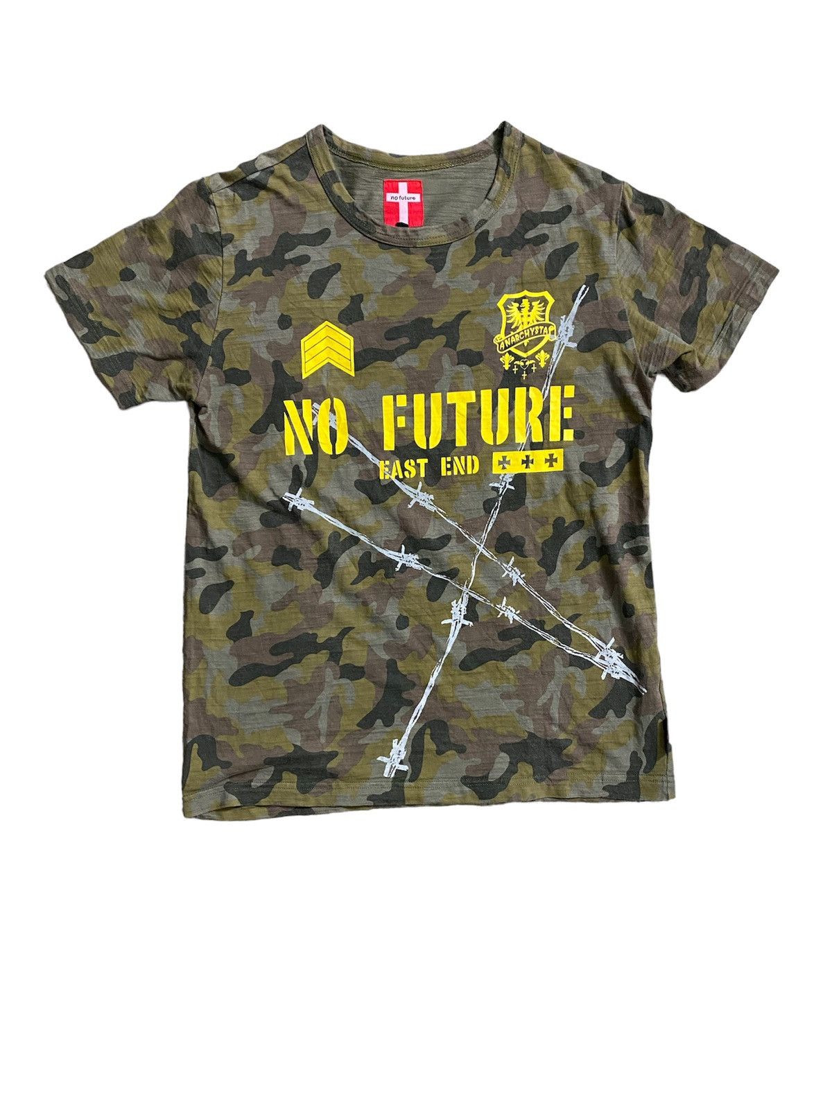 No Future No Future anarchy barbed wire camo shirt Size US S / EU 44-46 / 1 - 1 Thumbnail