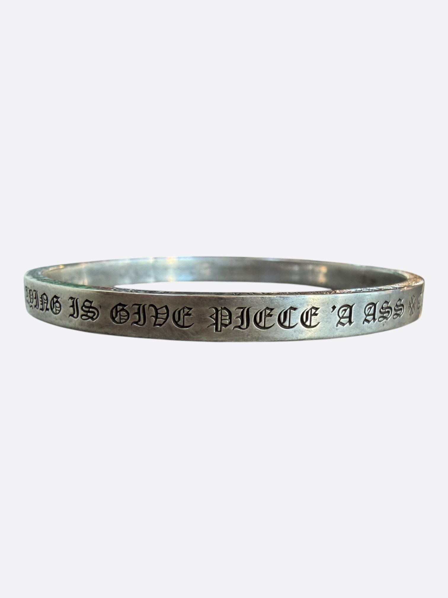 Chrome Hearts Chrome Hearts Silver Spacer Bangle Bracelet Size ONE SIZE - 5 Thumbnail