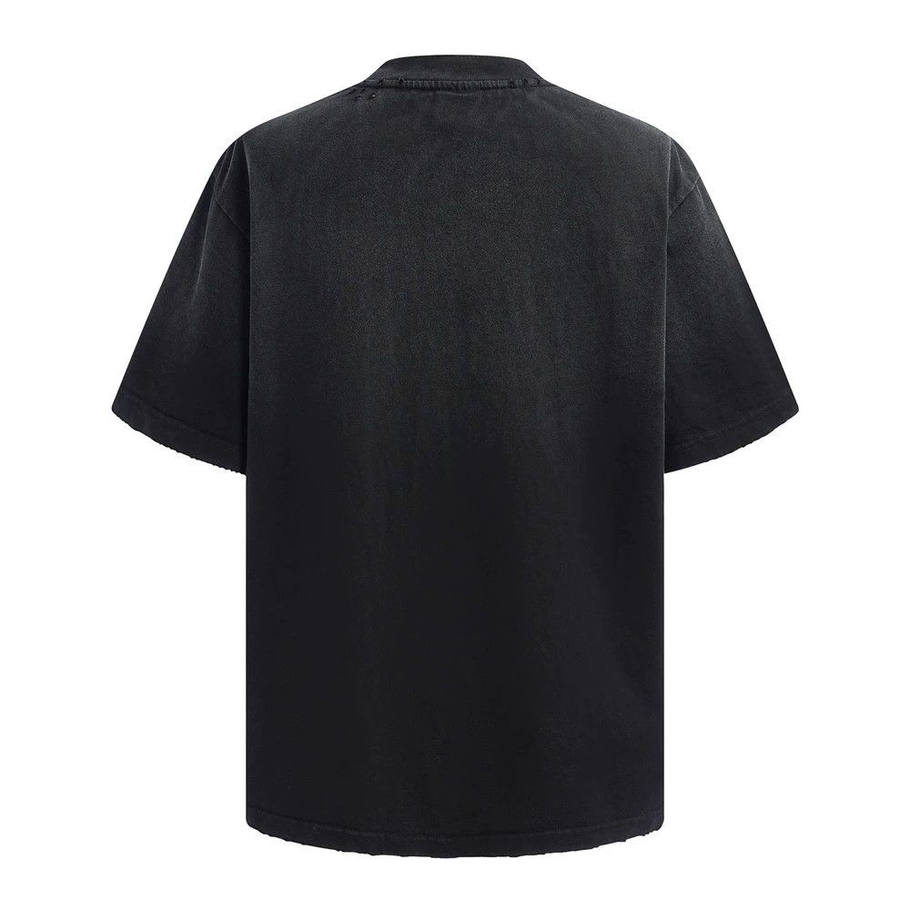 Vintage High street spray-dyed distressed blurred face print T-shirt Size US L / EU 52-54 / 3 - 2 Thumbnail