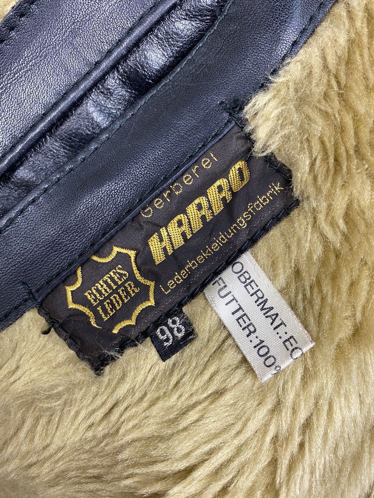 Vintage Vintage Harro Western Black Leather Jacket Motorcycle Y2K Size US L / EU 52-54 / 3 - 17 Thumbnail