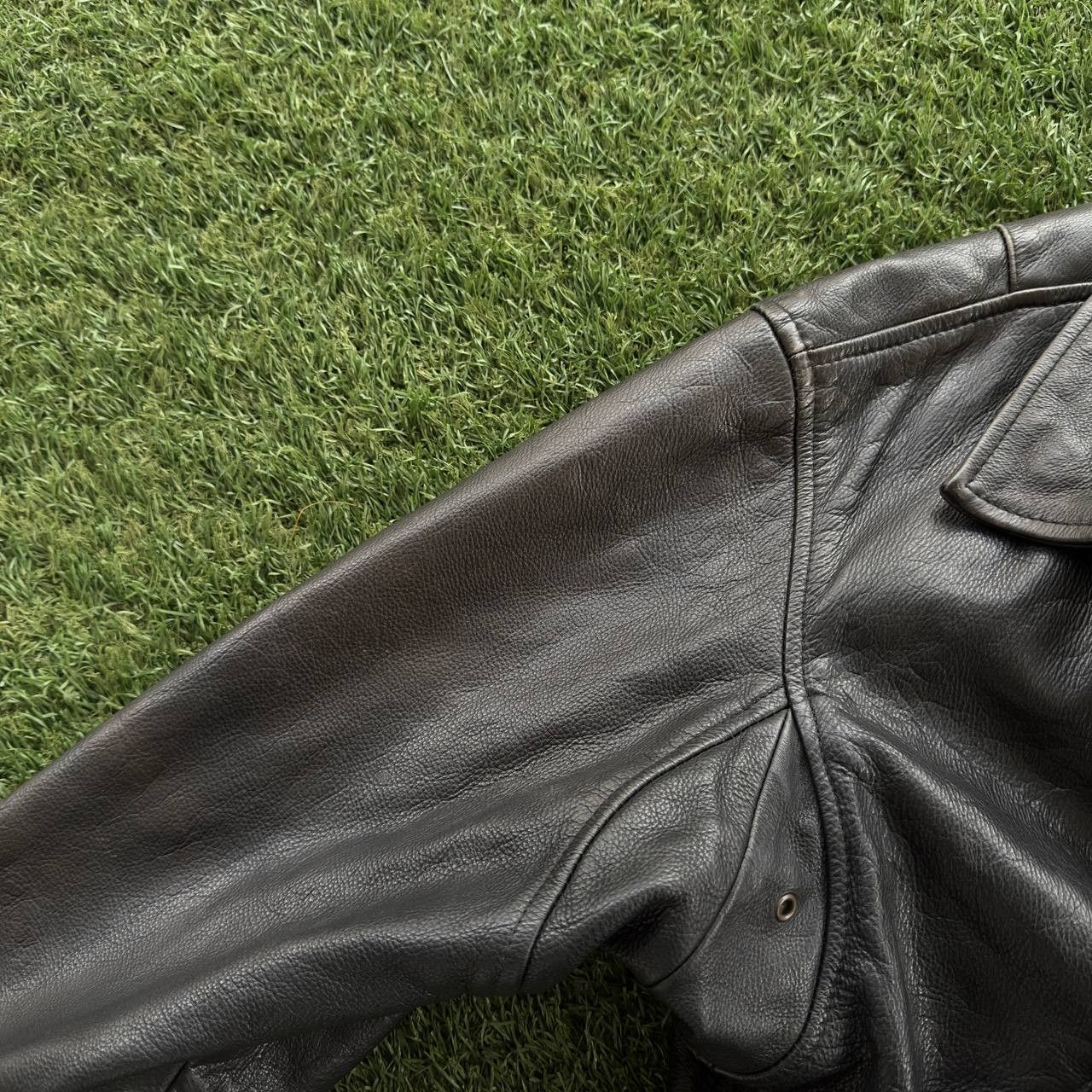 NFL VINTAGE REDSKINS FLIGHT LEATHER BOMBER JACKET RARE Size US XL / EU 56 / 4 - 20 Thumbnail