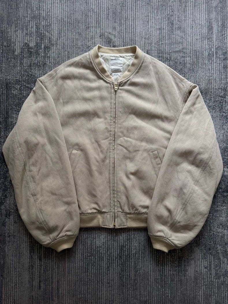 Visvim VISVIM Hartman II Bomber Jacket in White-2506 Size US XL / EU 56 / 4 - 1 Thumbnail