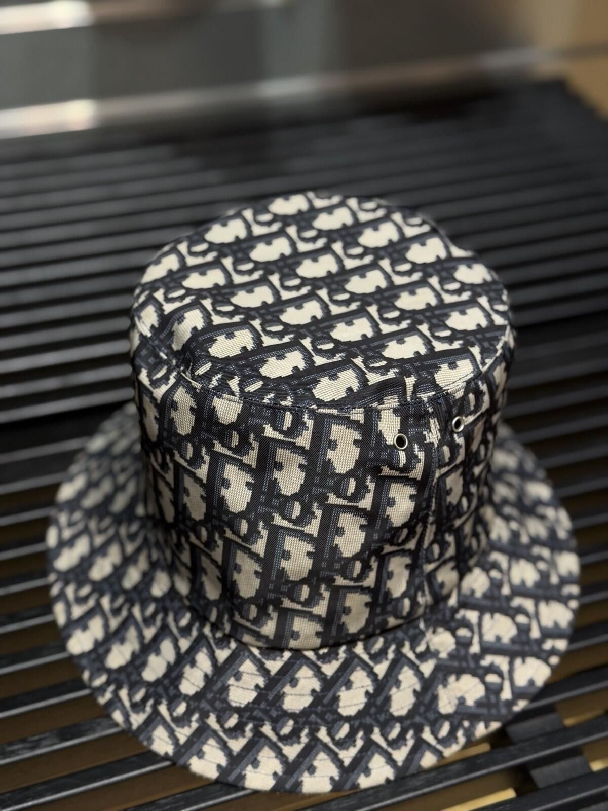 Dior Authentic Dior Reversible Teddy-D Brim Bucket Hat $1000 Size ONE SIZE - 10 Thumbnail
