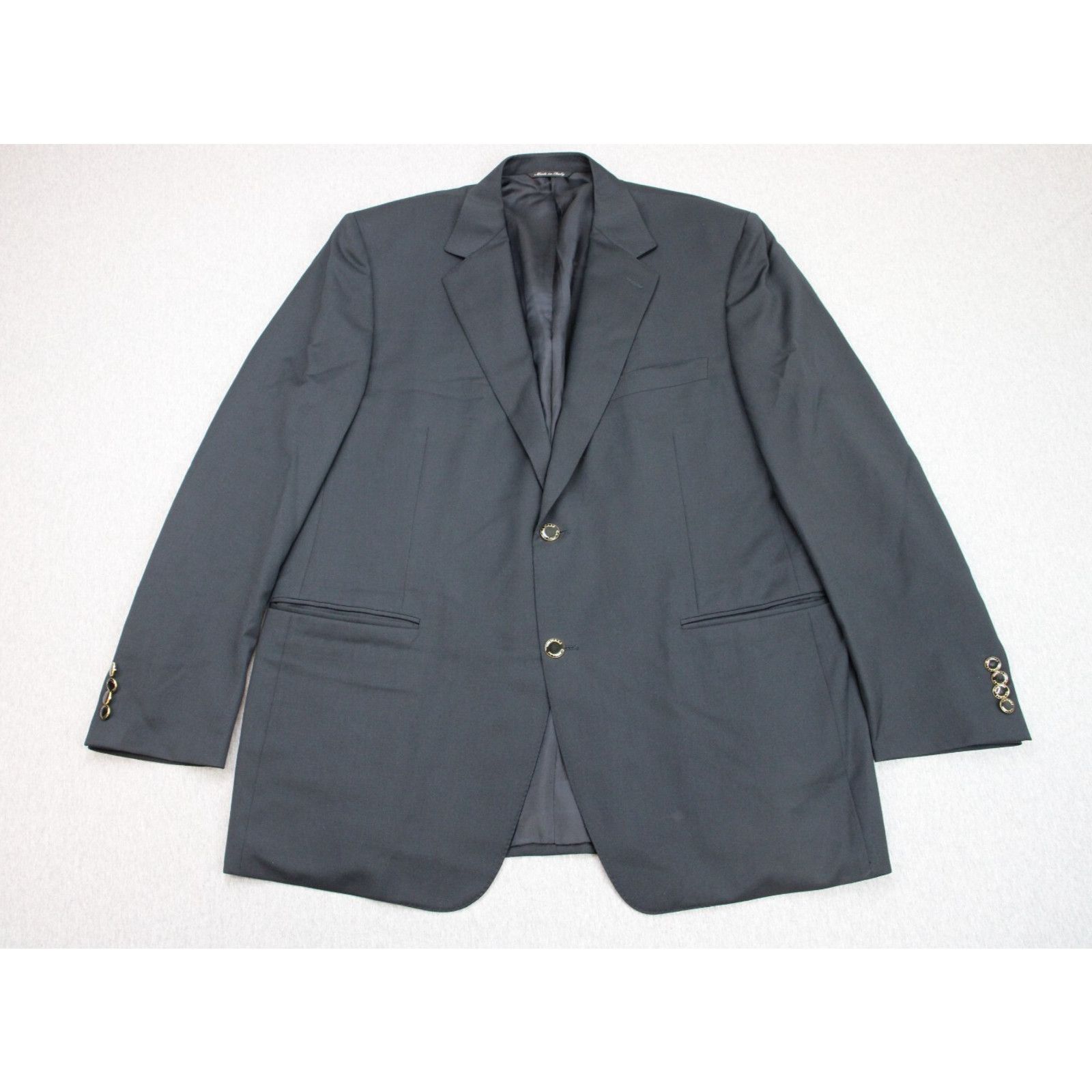 Canali Canali Blazer Mens IT56R / US 46R Black 100% Wool Size 46R - 1 Thumbnail