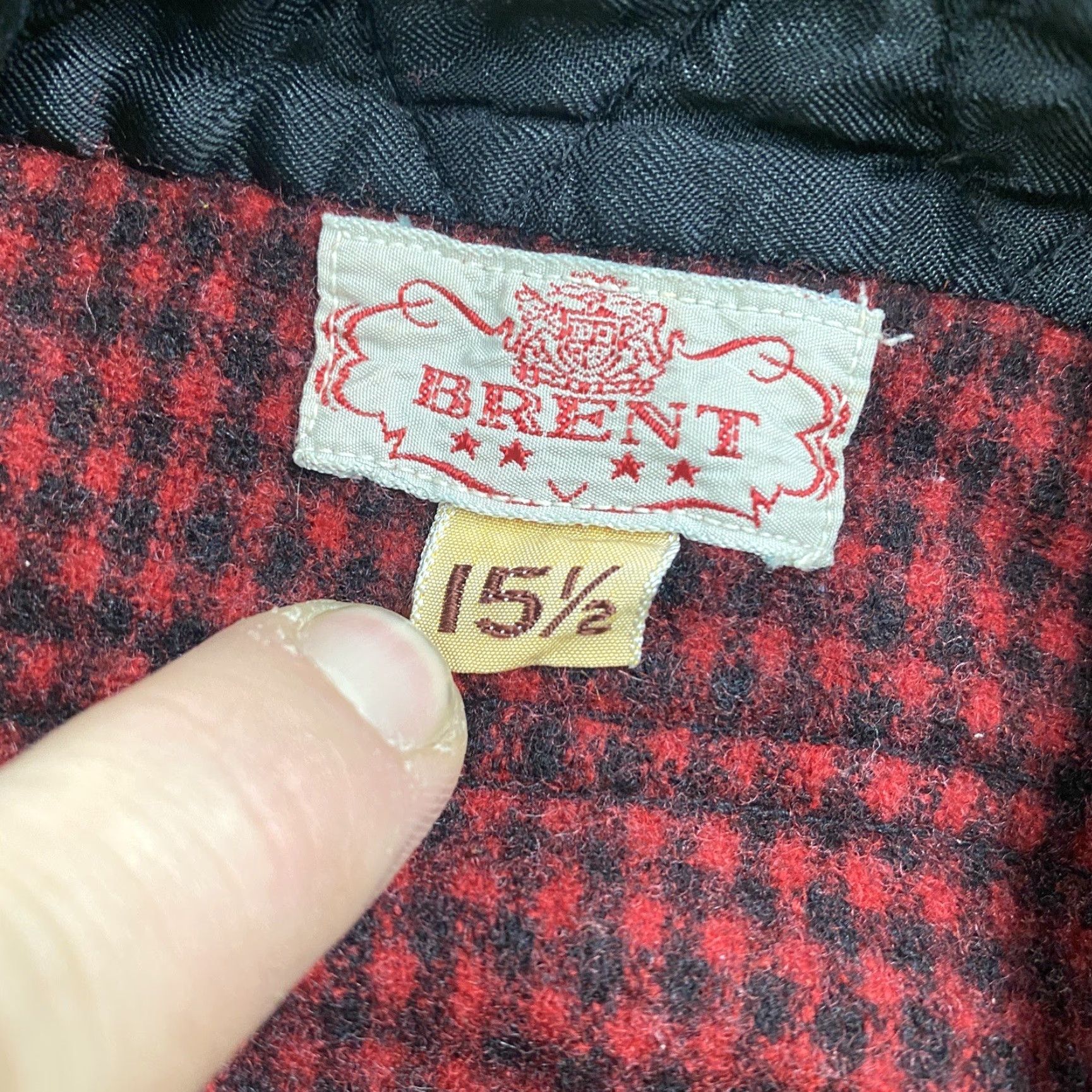 Vintage VINTAGE Brent Wool Flannel Shirt Mens M Red Black Plaid 50S 60S Button Up Long Sleeve Collared Woolendeavor? Size US M / EU 48-50 / 2 - 3 Thumbnail