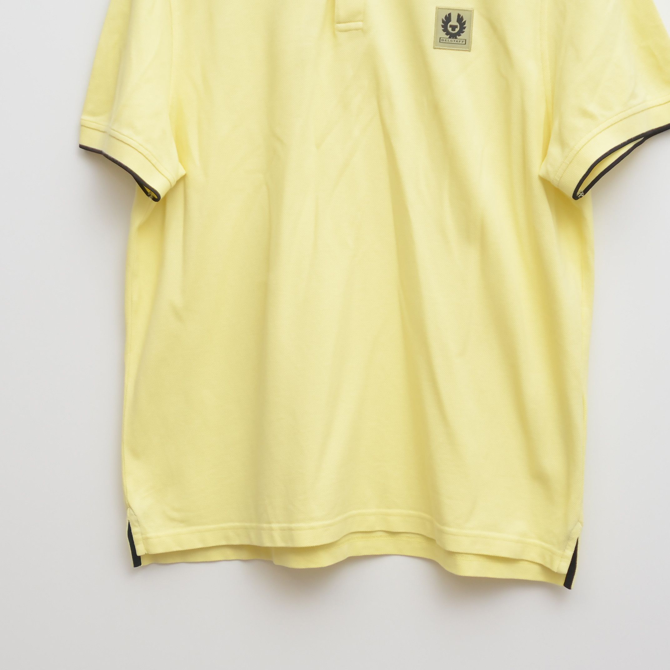 Belstaff Belstaff Tipped Polo Shirt XXL Lemon Yellow Premium Tee Size US XXL / EU 58 / 5 - 3 Thumbnail