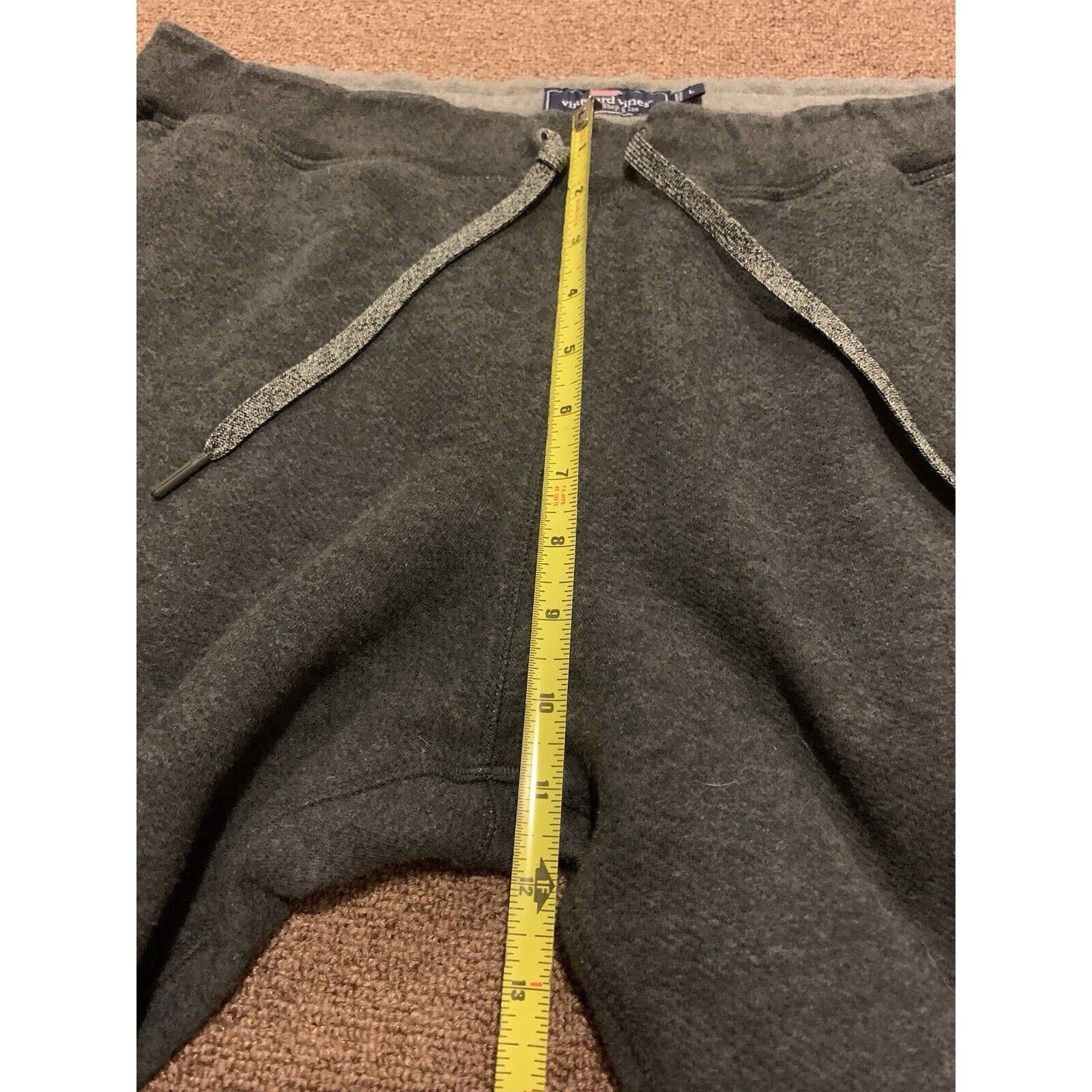 Vineyard Vines Vineyard Vines Sweatpants Men L Gray Joggers Fleece Pockets Size US 36 / EU 52 - 5 Thumbnail