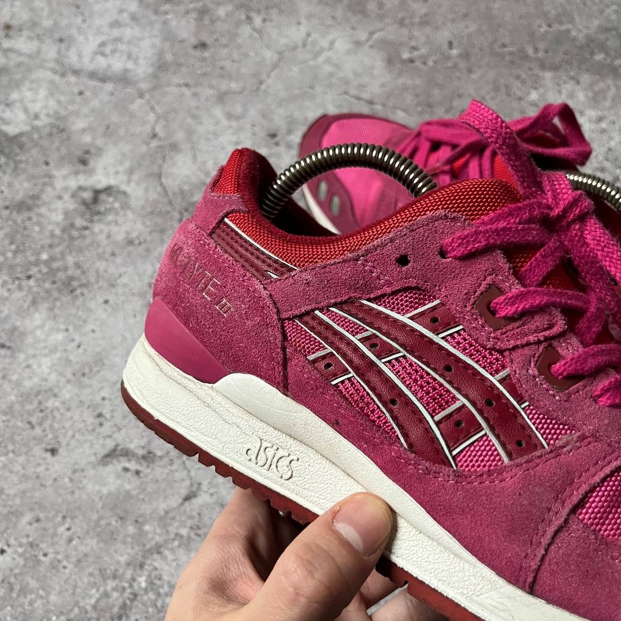 Asics Asics Gel Lyte 3 Pink Sports Running Sneakers Size US 7 / IT 37 - 2 Thumbnail