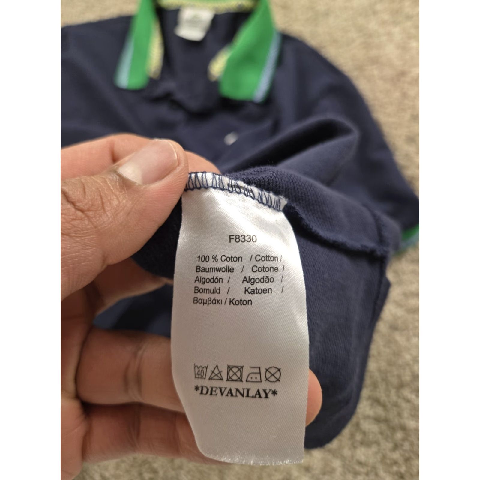 Lacoste VINTAGE Lacoste Brazil Polo Shirt Size 8 Blue Short Sleeve Cotton Soccer Y2K Size US M / EU 48-50 / 2 - 6 Thumbnail