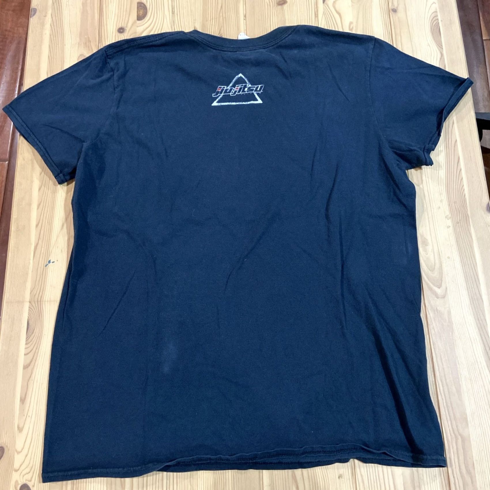 Anvil VINTAGE Anvil T-Shirt UFC MMA BJJ Jiujitsumag Short Sleeve Crew Neck 80s Martial Arts Combat Sports Jiu Jitsu Black M Unisex Adults Size US M / EU 48-50 / 2 - 5 Thumbnail
