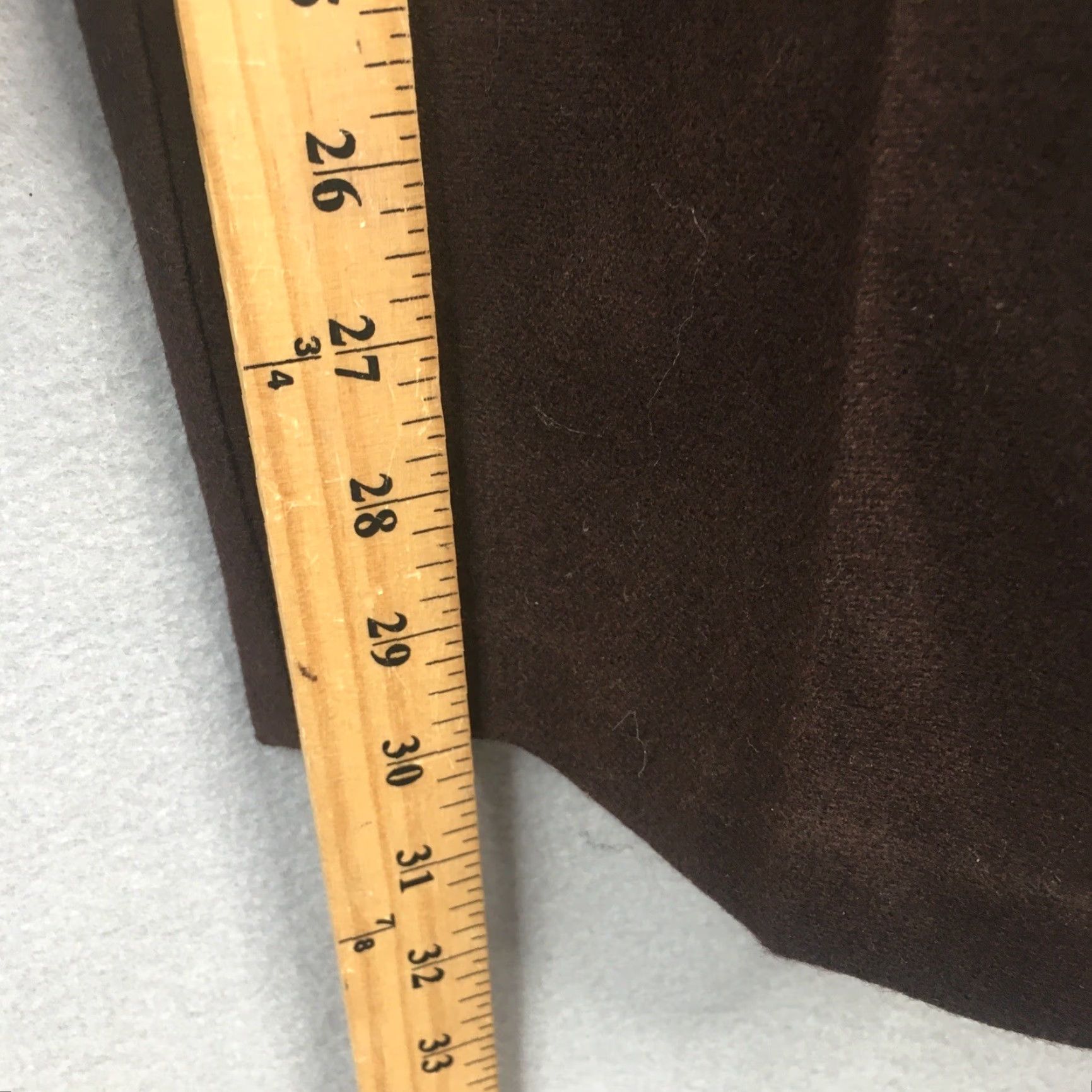 Vintage VINTAGE Fundamental Things Pants Women 16 Brown 100% Wool Career Academia Office NEW VTG Size 31" - 5 Thumbnail