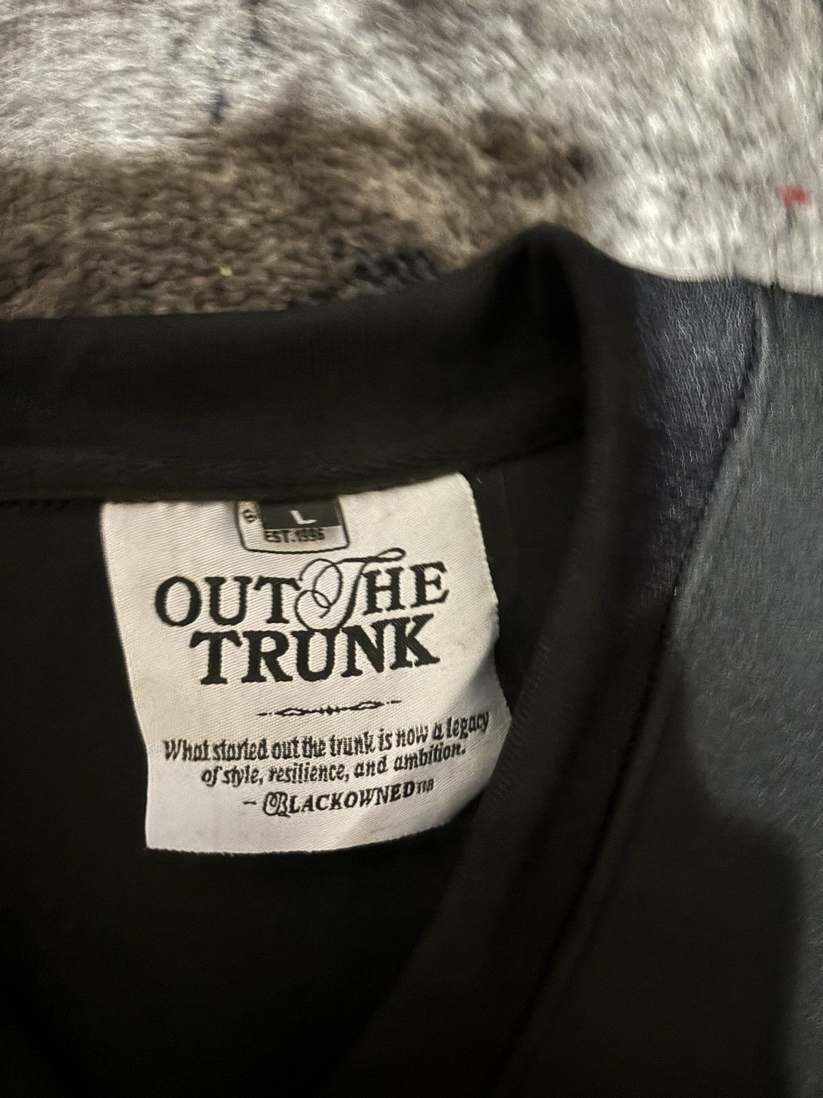 Other BlaCk OWned “Out The Trunk” Football Jersey Size US L / EU 52-54 / 3 - 4 Thumbnail