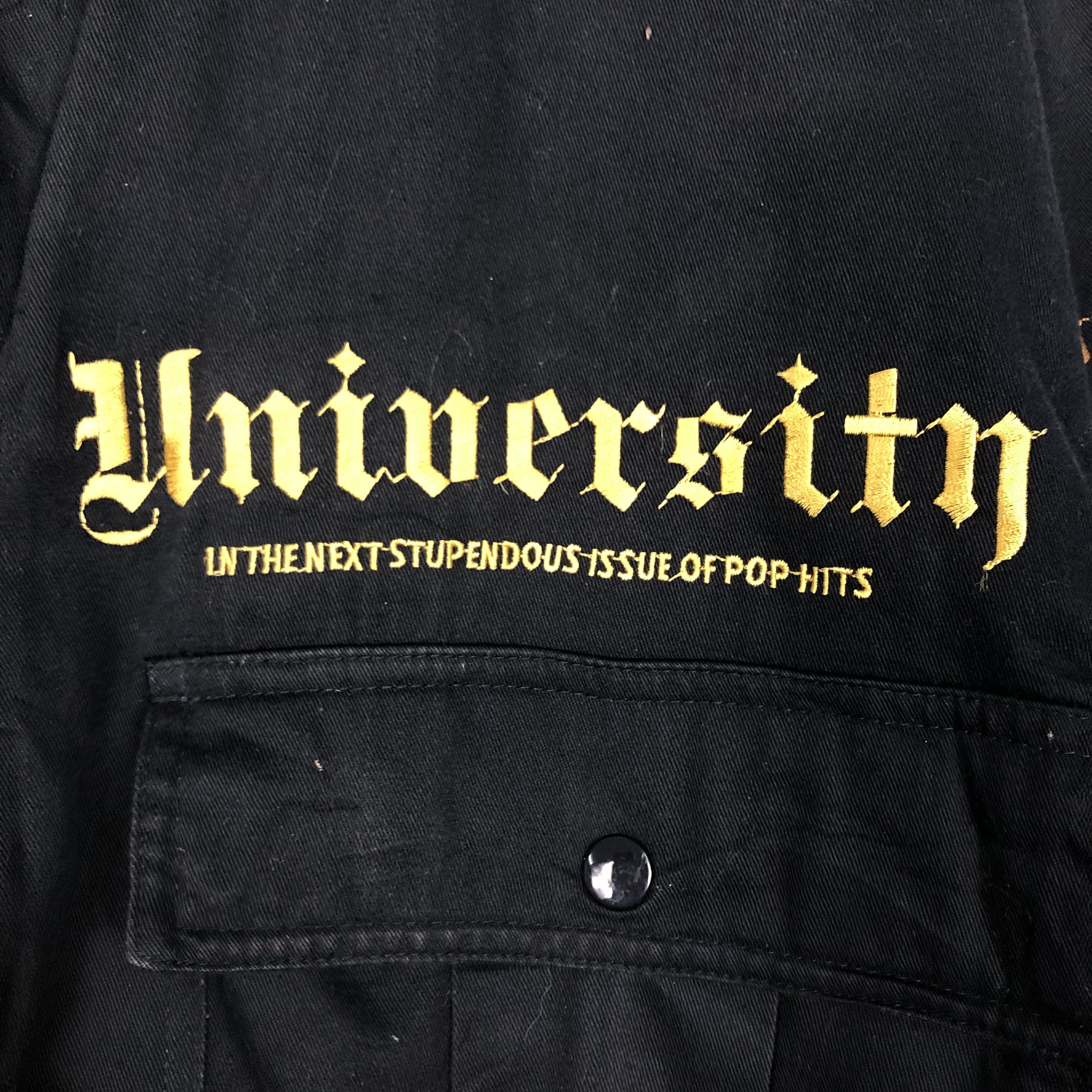 Japanese Brand 📌Vintage Wool Bomber Jacket University Embroidery Japan Size US M / EU 48-50 / 2 - 21 Thumbnail