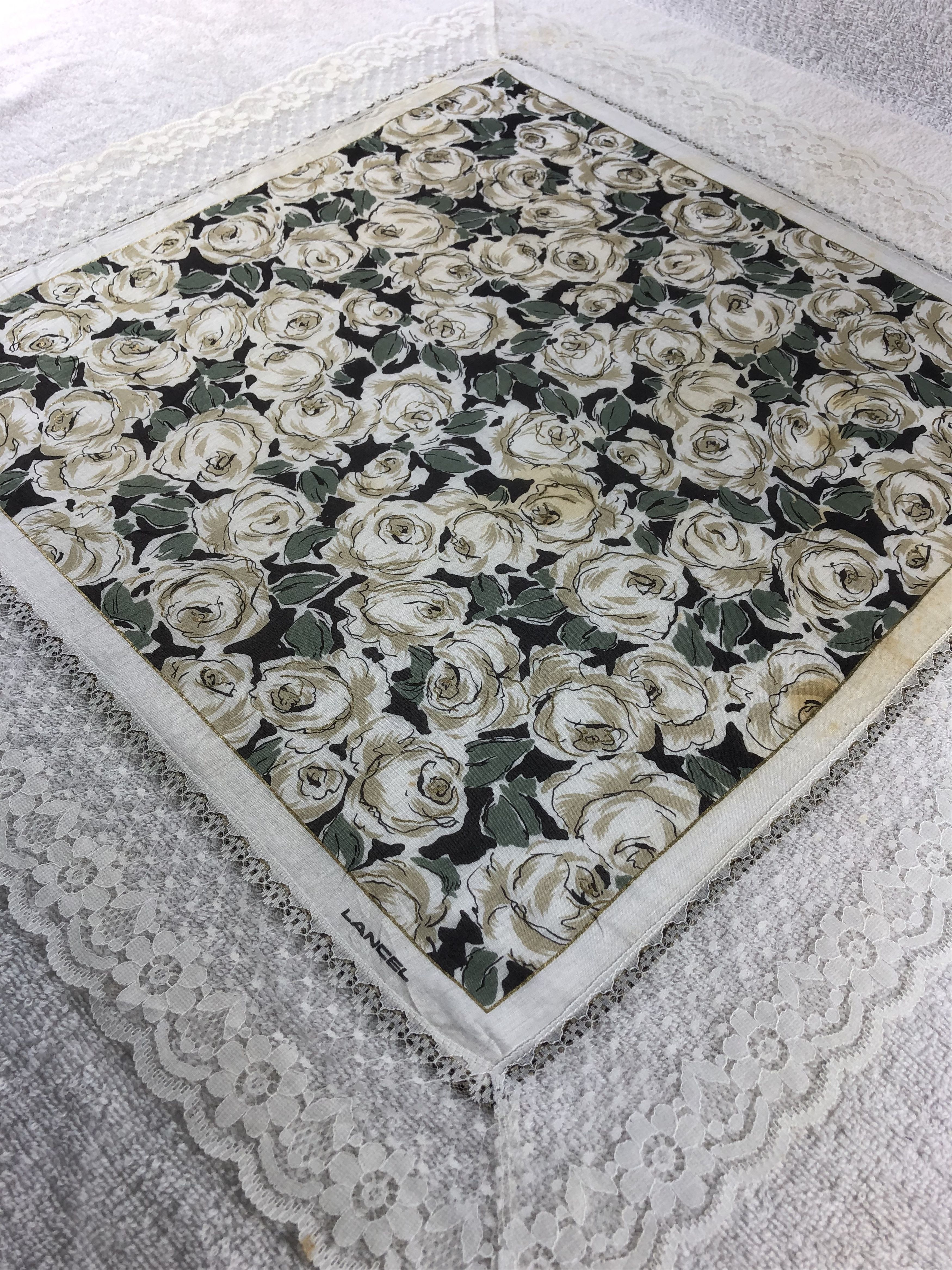 Lancel × Vintage Lancel handkerchief / Bandana / Neckerchief Size ONE SIZE - 4 Thumbnail