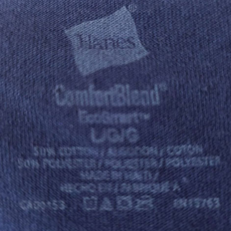 Hanes USS Makin Island LHD8 T Shirt Mens Size Large Blue Chiefs Mess US Navy Amphibious Assault Ship T-Shirt Mens Blue Navy USN Military Wasps Size US L / EU 52-54 / 3 - 6 Thumbnail