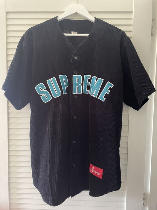 Supreme Supreme Corduroy Baseball Jersey | Grailed
