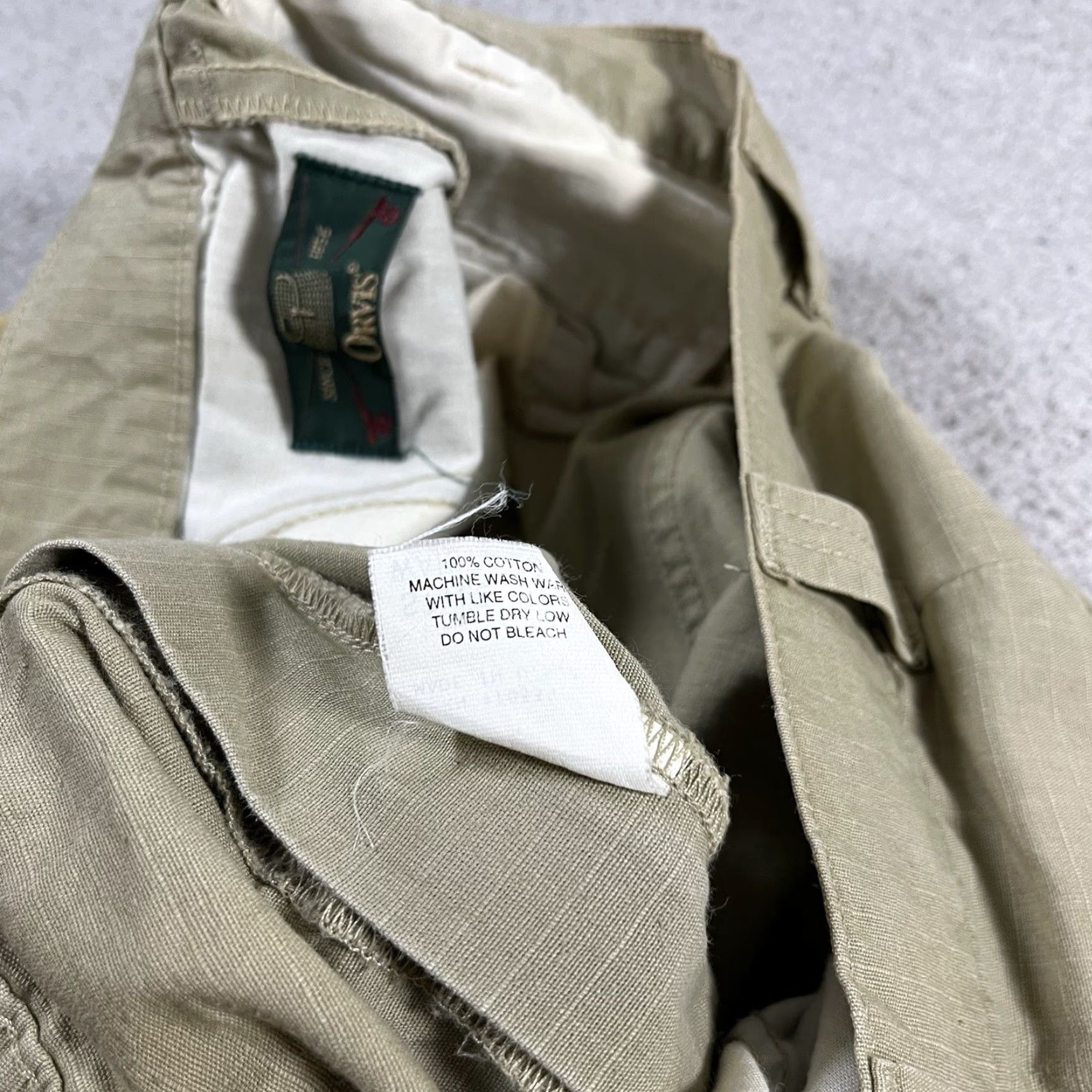 Orvis Orvis Pants Mens 38x29 Hunting Brush Guard Double Knee Vintage Outdoor Canvas Khakis Adults Regular Beige Front Flat Pockets 80s 90s Nature Mens Size US 38 / EU 54 - 4 Thumbnail