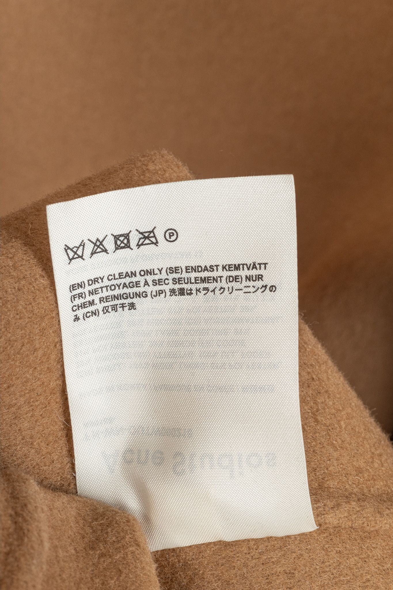 Acne Studios Acne Studios Camel Melange Single-Breasted Wool Coat Size S / US 4 / IT 40 - 10 Thumbnail