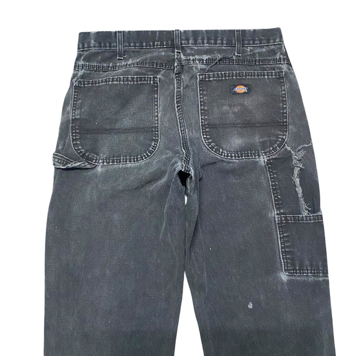 Dickies Vintage Dickies Black Carpenter Pant Distressed Size US 34 / EU 50 - 2 Thumbnail