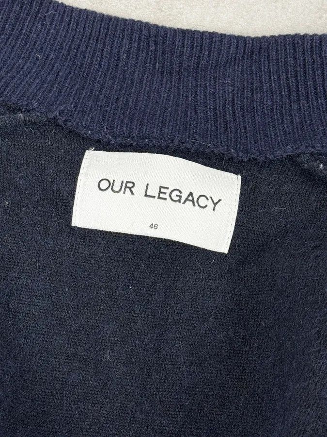 Our Legacy AW2015 Our Legacy Shaggy Navy Blue Zip-up Sweater Size US M / EU 48-50 / 2 - 9 Thumbnail