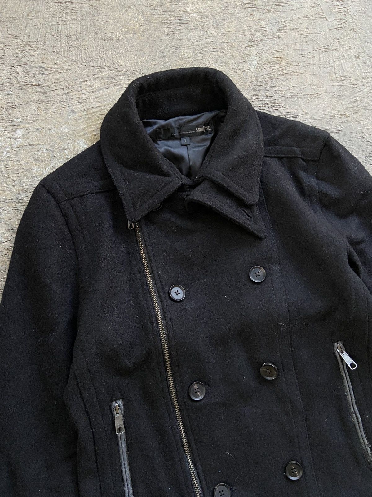 Schlussel 2000s Schlussel - Vkei Style Wool Riders Jacket Size US M / EU 48-50 / 2 - 2 Thumbnail