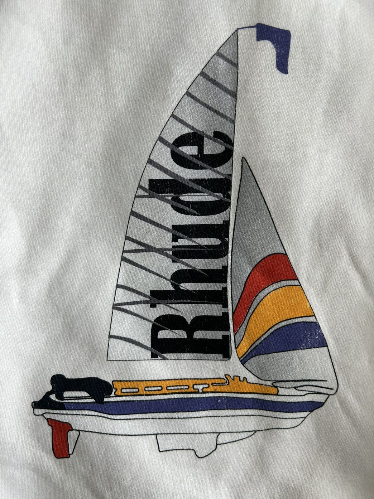 Rhude Rhude Sweatshirt Catamaran Champion Crewneck Sail Boat USA Size US M / EU 48-50 / 2 - 2 Thumbnail