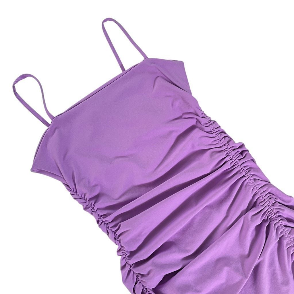 Other Susana Monaco Ruched Slit Maxi Dress in Violet Size XS / US 0-2 / IT 36-38 - 3 Thumbnail