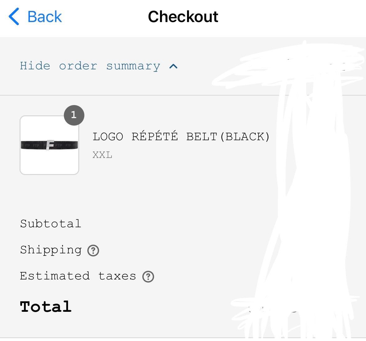 Fuck The Population FTP Répété Belt Size ONE SIZE - 3 Thumbnail