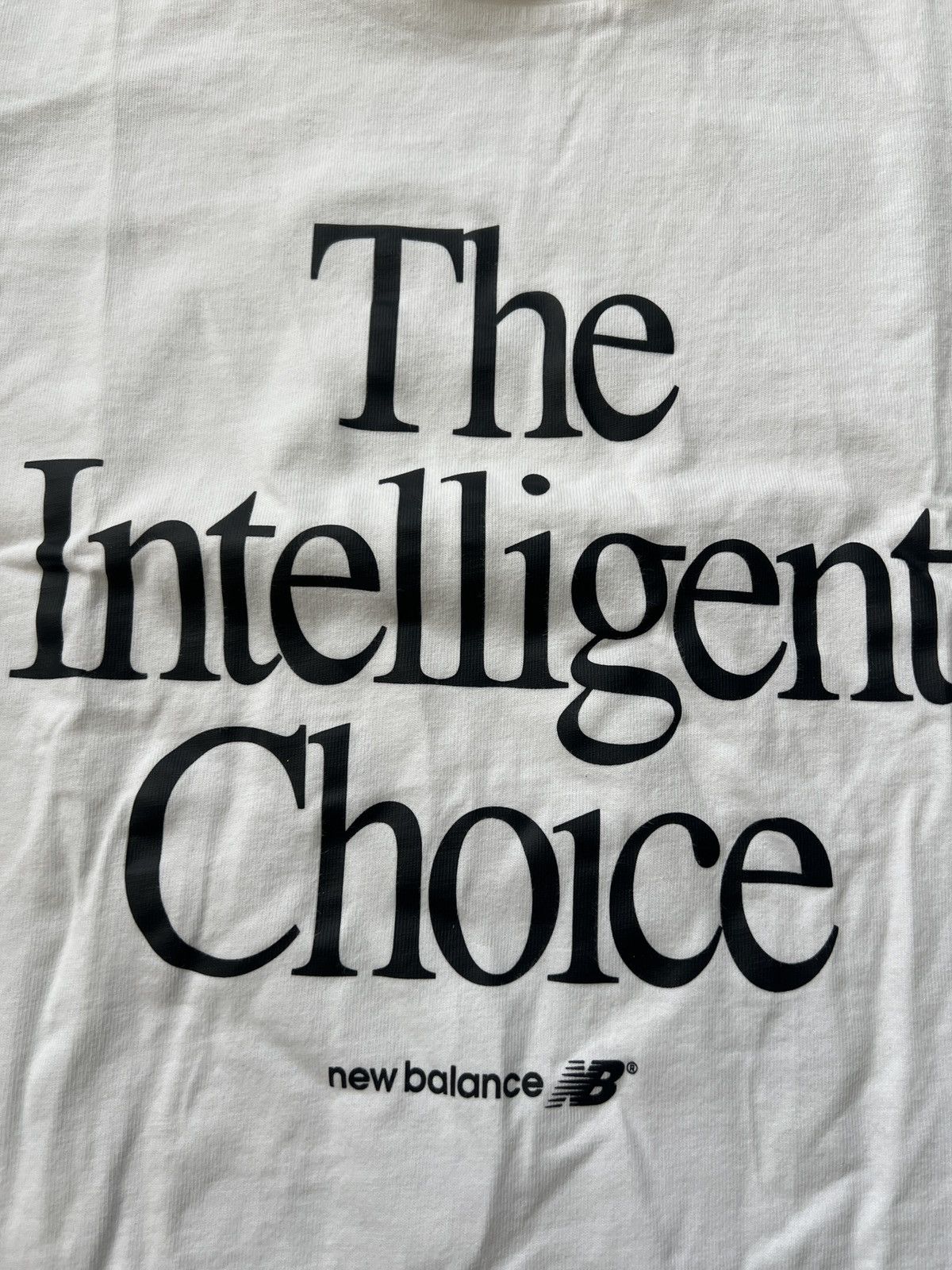 New Balance New Balance The Intelligent Choice Tee T-Shirt White Medium Size US M / EU 48-50 / 2 - 4 Thumbnail