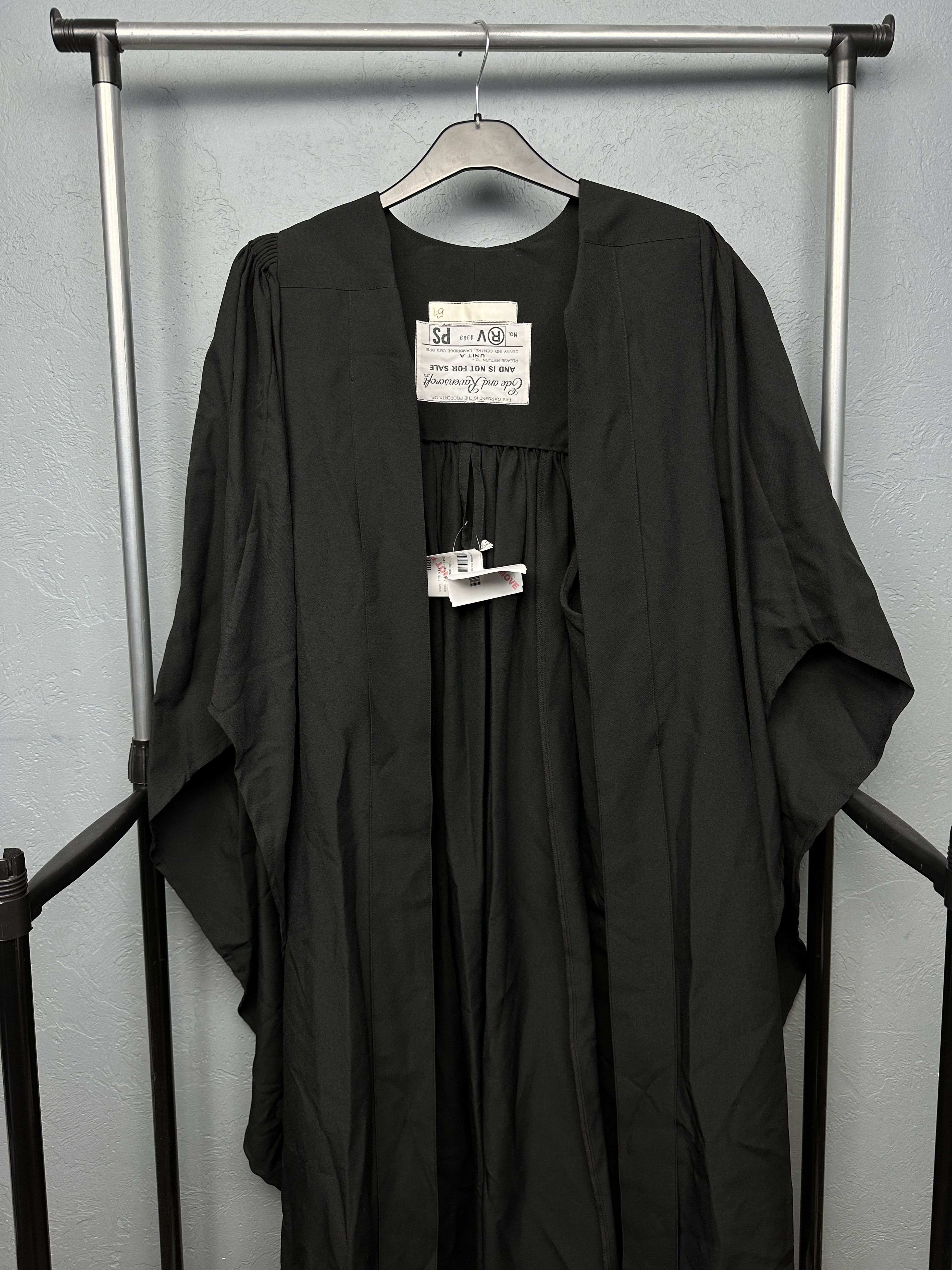 Vintage Ede & Ravenscroft Cambridge Academic Graduation Gown Size US L / EU 52-54 / 3 - 1 Thumbnail