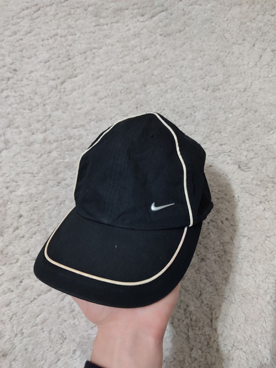 Nike × Vintage ♟Vintage Nike Cap Small Swoosh 90s Size ONE SIZE - 1 Thumbnail